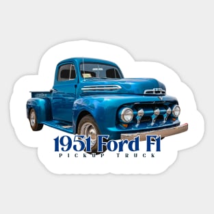 1951 Ford F1 Pickup Truck Sticker